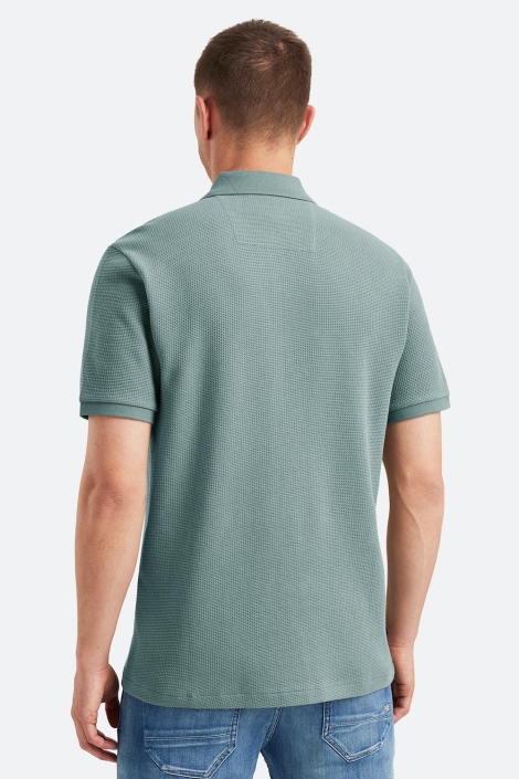PME legend short sleeve polo flatback waffle